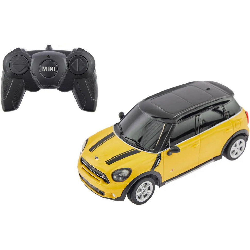 Машинка на радиоуправлении BMW Mini Cooper S Countryman Rastar 71700 yellow 1:24
