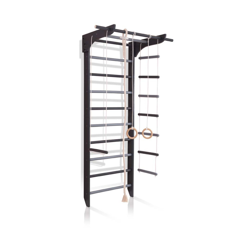 Спортивний куточок SportBaby 7-Lux 1-240 з трапецією та кільцями
