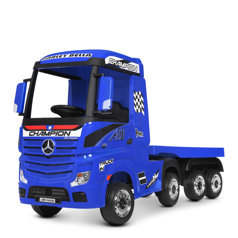 Дитячий Електромобіль Вантажівка Bambi M 4208EBLR-4(2) З Причепом.