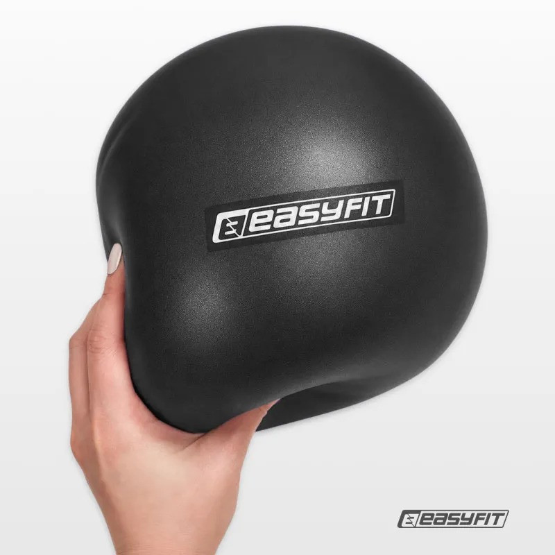 М'яч для пілатесу EasyFit EF-1221-BK 25 см, чорний, до 130 кг