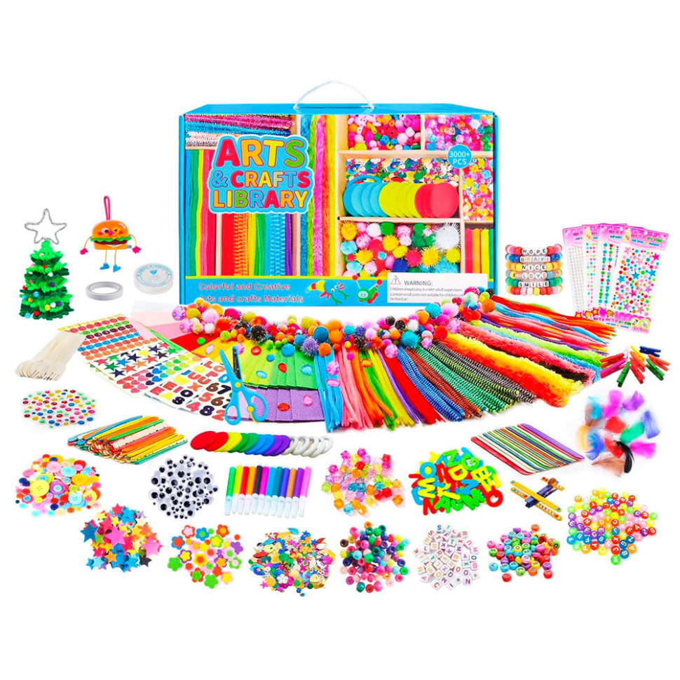 Набор для творчества Arts & Craft Library Bambi FG24031101A 3000 деталей для рукоделия