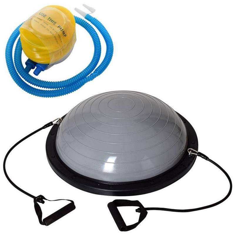 Балансувальна півсфера з еспандерами BOSU Gemini Sport GBS-200GRAY