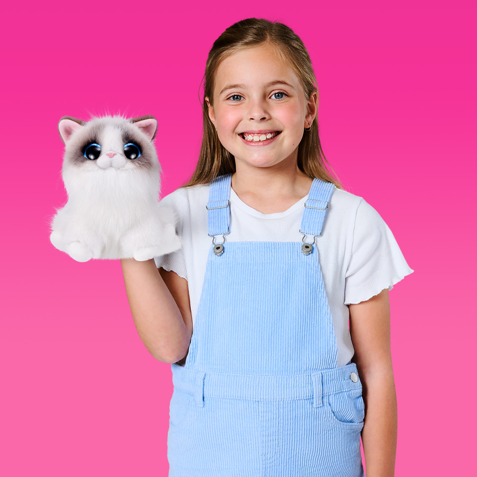 Інтерактивний ігровий набір-сюрприз Грайливі кошенята Pets & Robo Alive S2 9568, 10 різних звуків