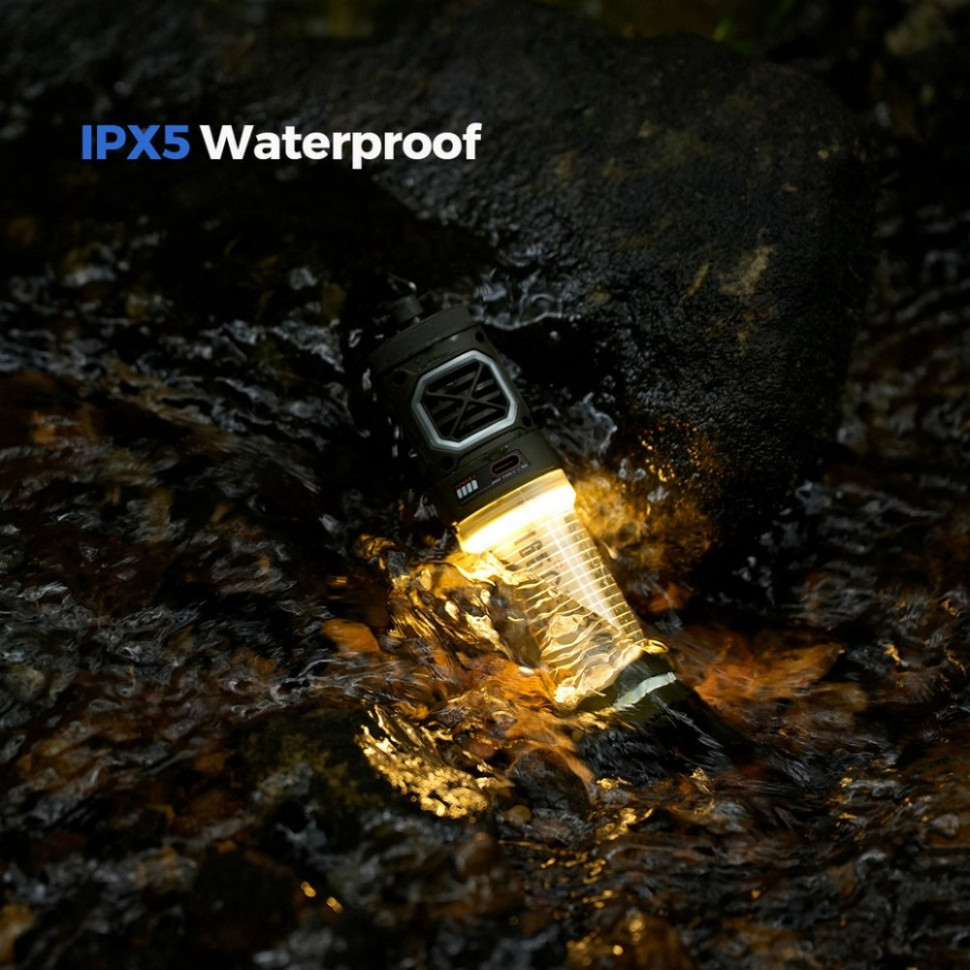 Фумигатор-фонарь кемпинговый Tiny Repel S Flextail TRS4800 бежевый