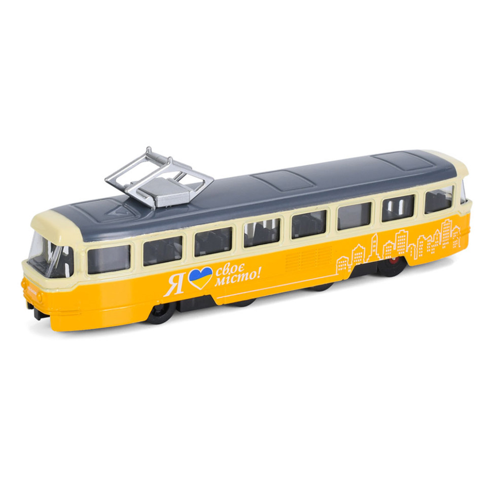 Дитяча іграшка Трамвай інерційний Bambi M5660, 18,5 см