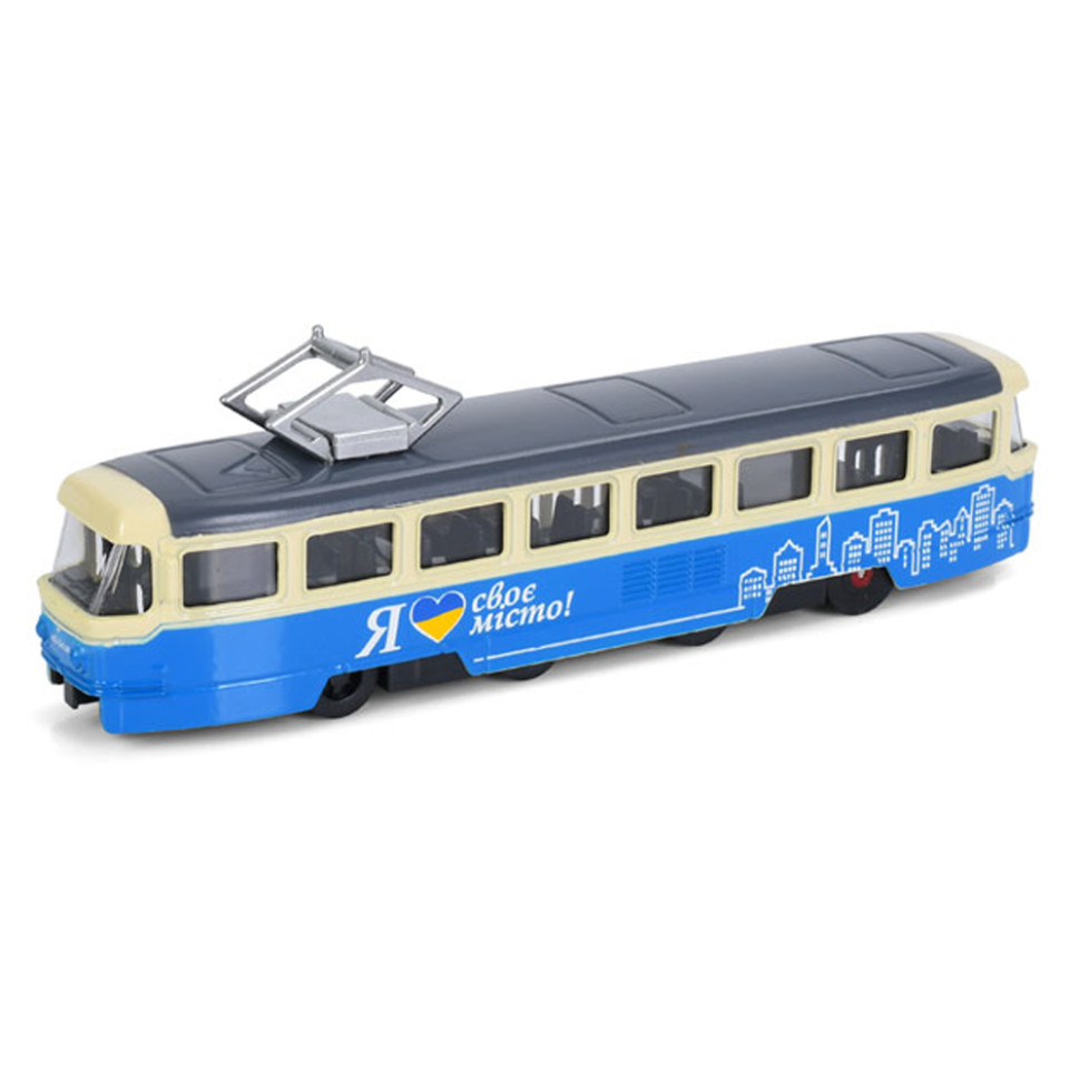 Дитяча іграшка Трамвай інерційний Bambi M5660, 18,5 см