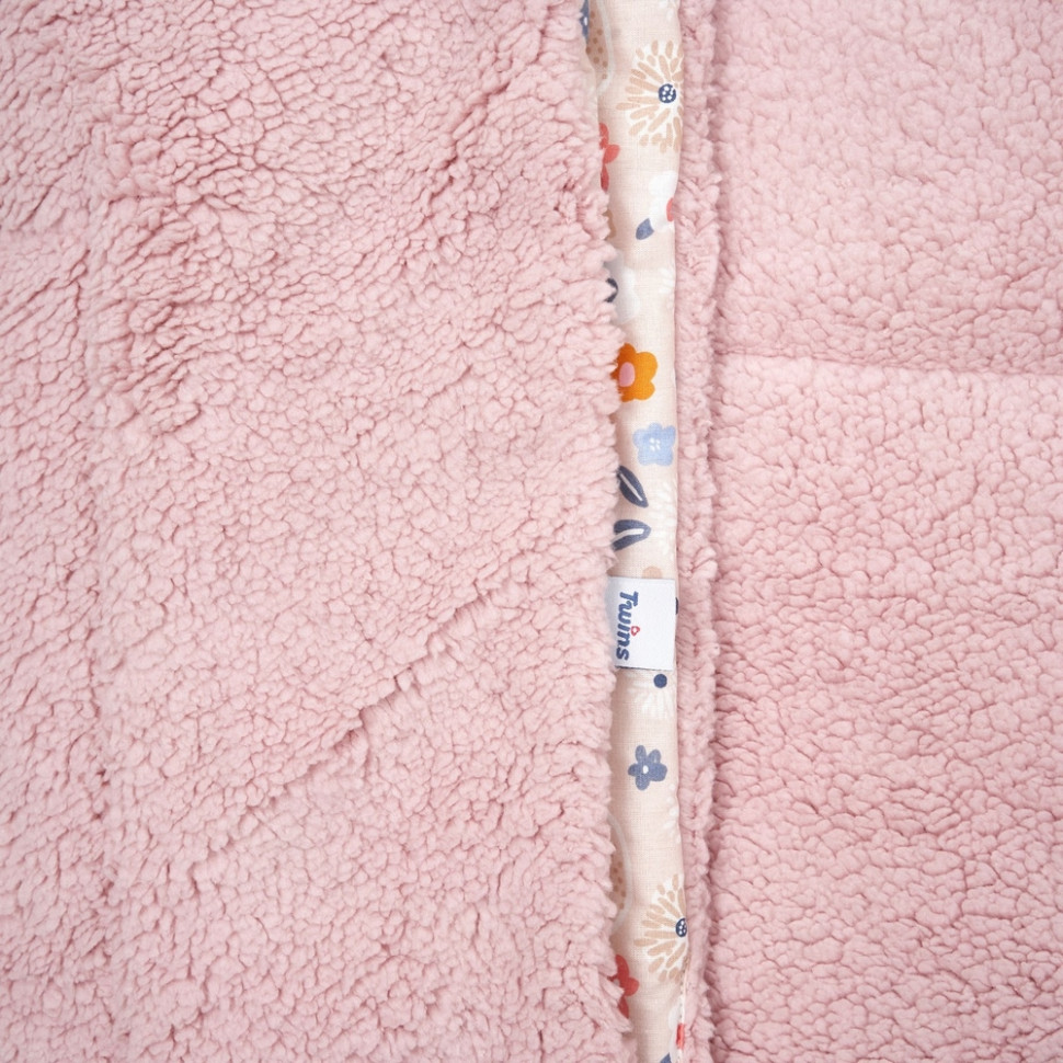 Дитячий плед Teddy Twins 1424-TT-24 розмір 100х80 см, рожевий