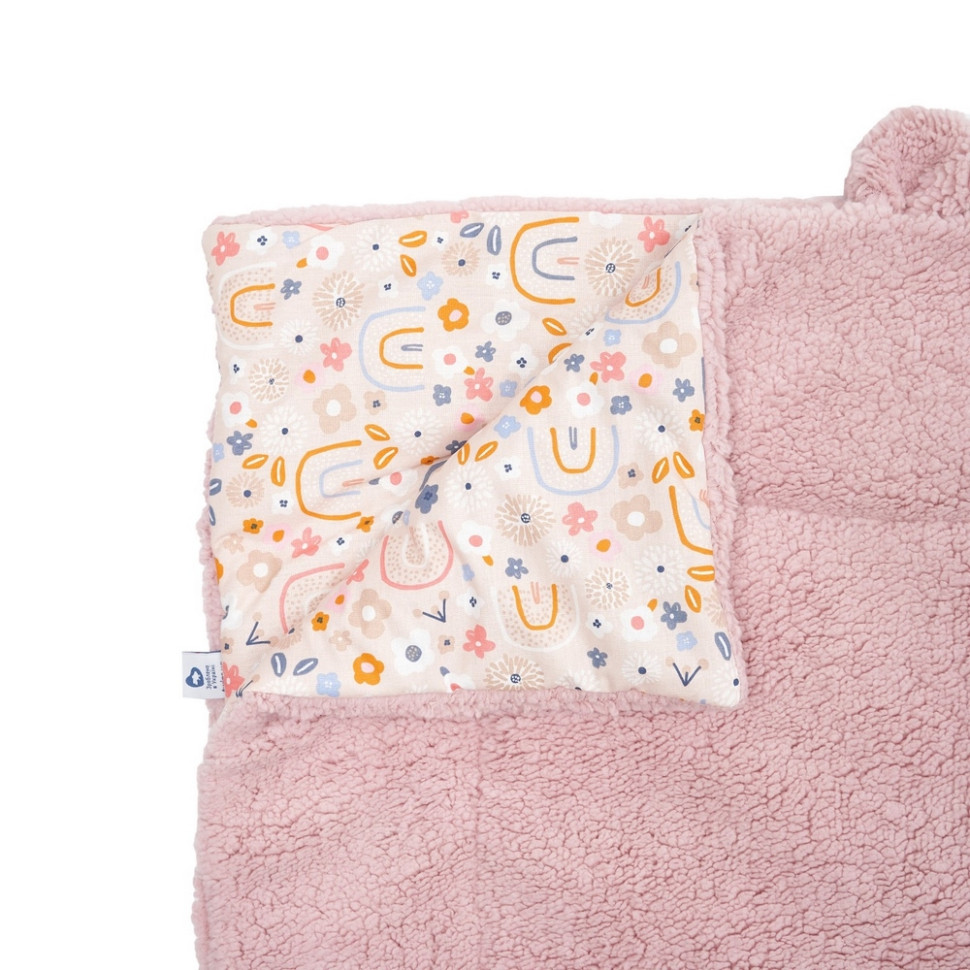 Дитячий плед Teddy Twins 1424-TT-24 розмір 100х80 см, рожевий