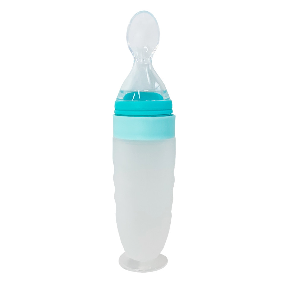 Силиконовая ложка-контейнер Mega Zayka MGZ-0108(Turquoise) объем 90 грамм