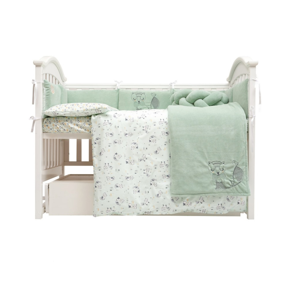 Постельный комплект белья BE HAPPY Twins 4078-TBH-14, 7 элементов