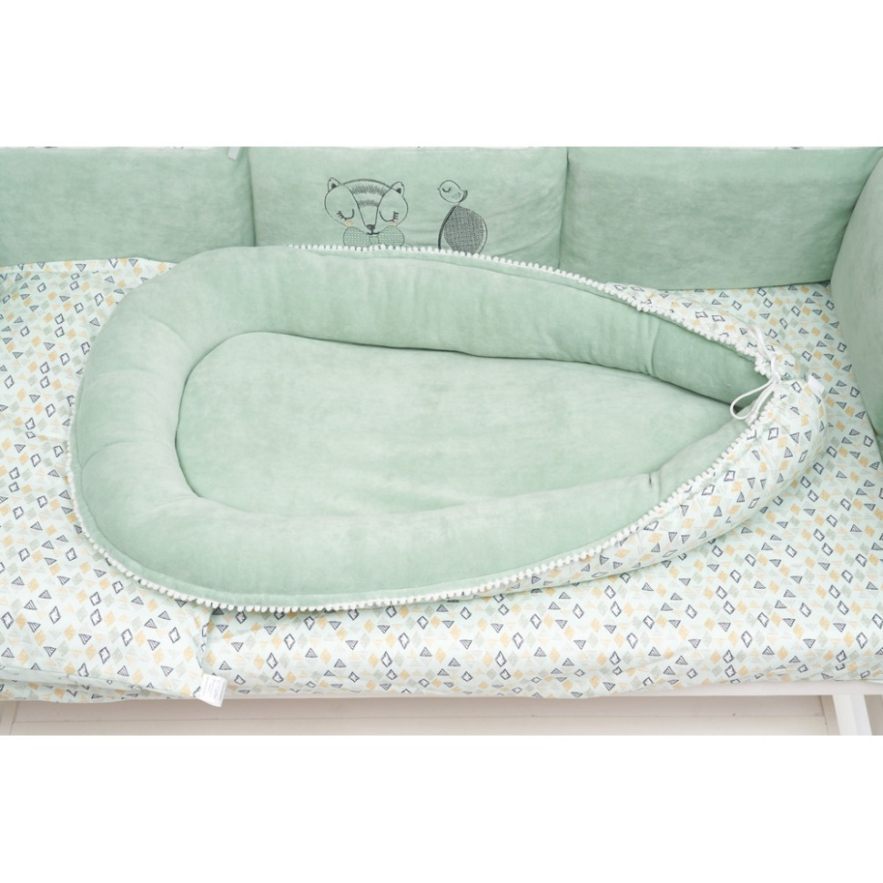 Постельный комплект белья BE HAPPY Twins 4078-TBH-14, 7 элементов