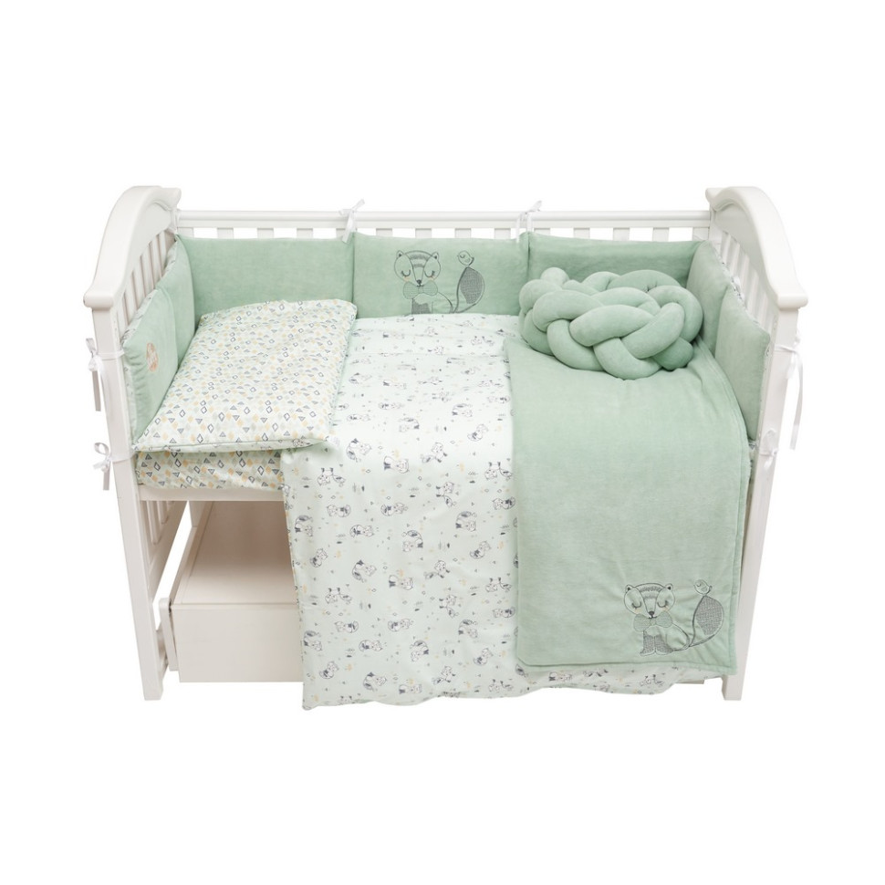 Постельный комплект белья BE HAPPY Twins 4078-TBH-14, 7 элементов