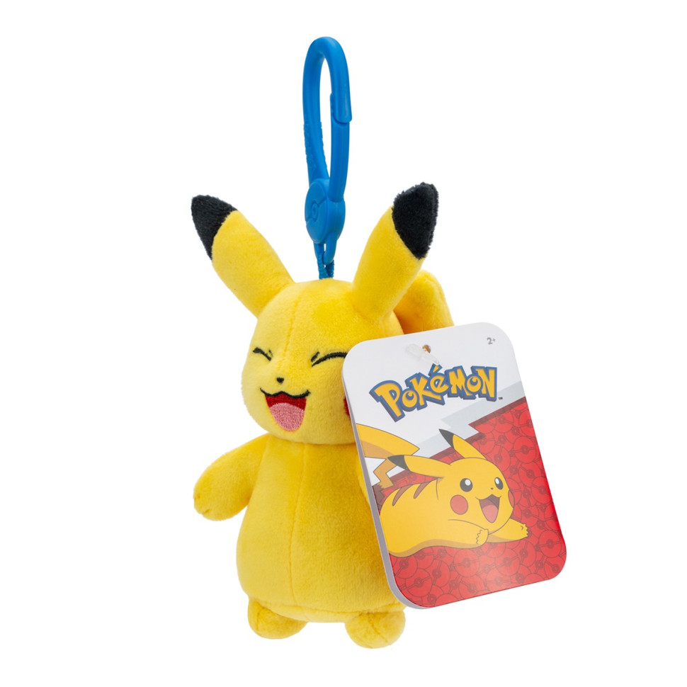 Дитяча м'яка іграшка на кліпсі Пікачу W11 Pokemon PKW3654, 9,6 см