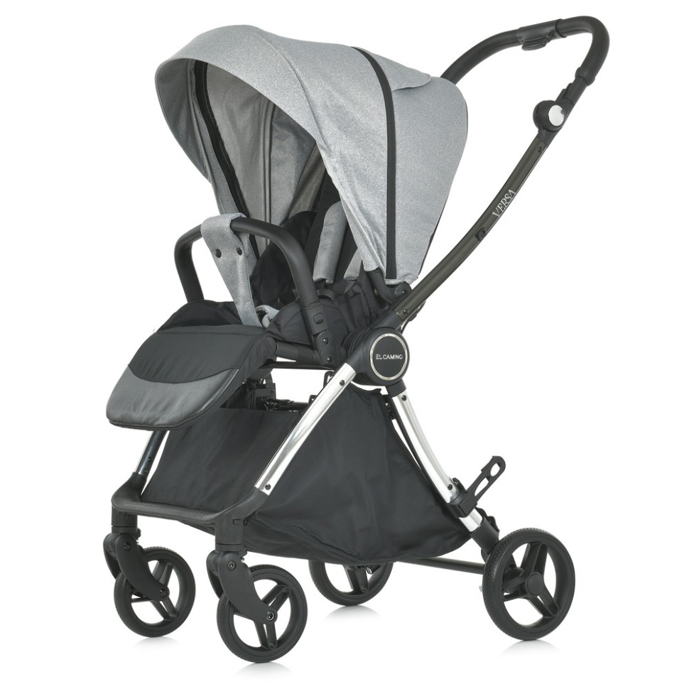 Детская прогулочная коляска VERSA El Camino ME 1078 Melange Gray