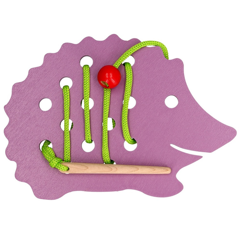 Дитяча дерев'яна шнурівка 