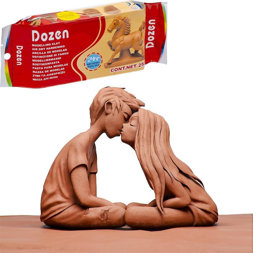 Пластилін скульптурний Bambi В500 теракотовий 500 г 