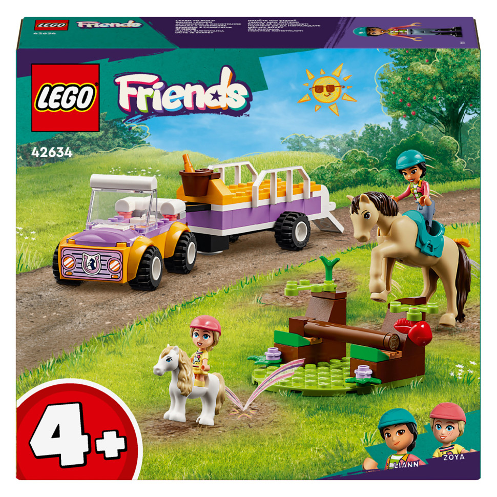 Конструктор LEGO Friends Причіп для коня й поні 42634, 105 деталей