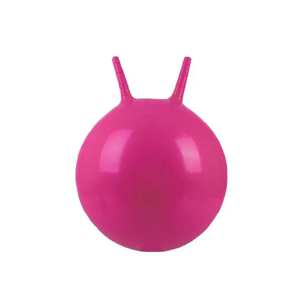 М'яч для фітнесу EasyFit EF-0380-CR 45 см, з ріжками, малиновий