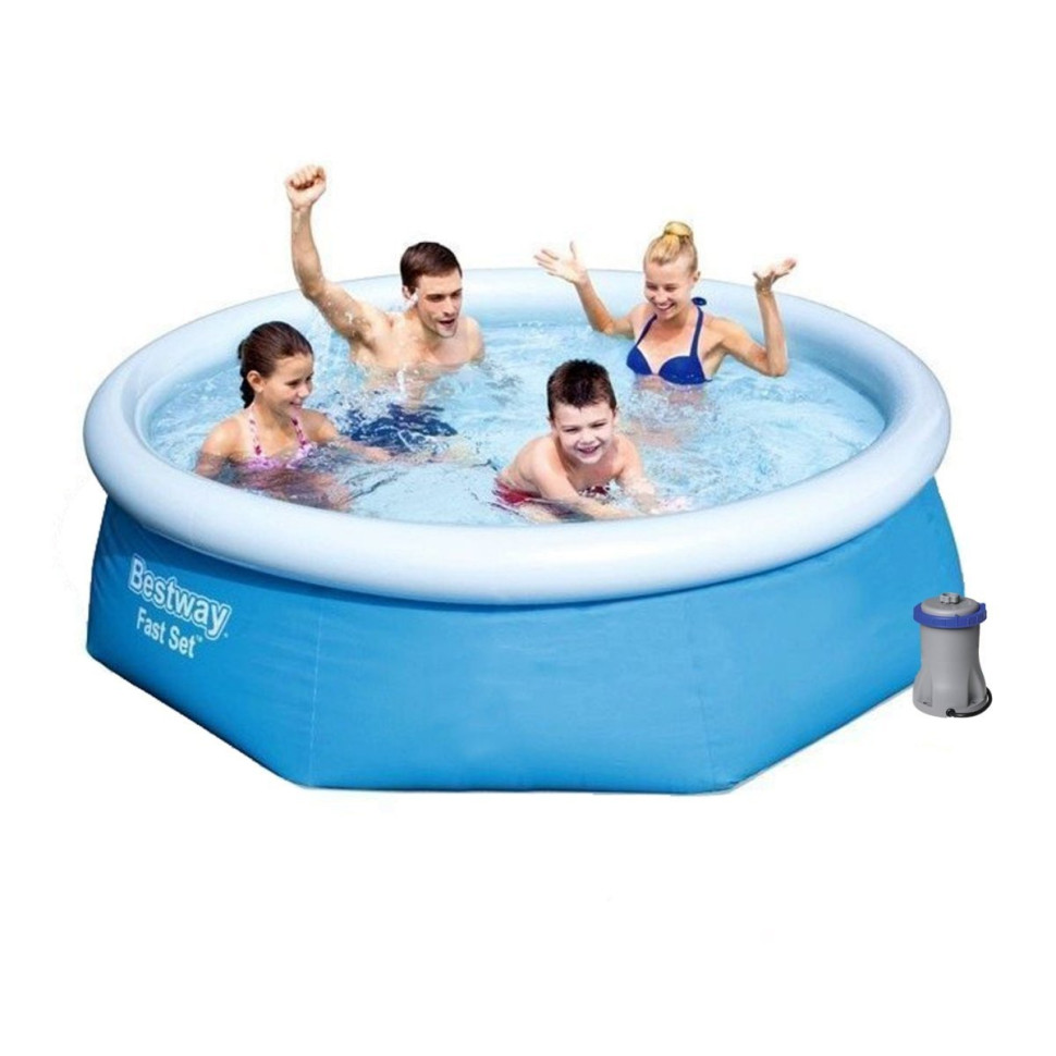 Надувний басейн сімейний Bestway 57268 (457х122 см), 2100 л по цене 0 грн.