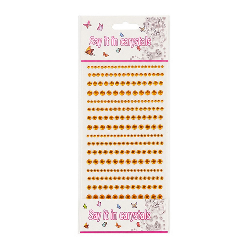 Декоративні наклейки Bambi XY-020(Gold) для авто, ноутбуків, телефонів 