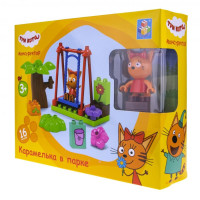 Игровой набор-конструктор Три кота T19754, 16 элементов