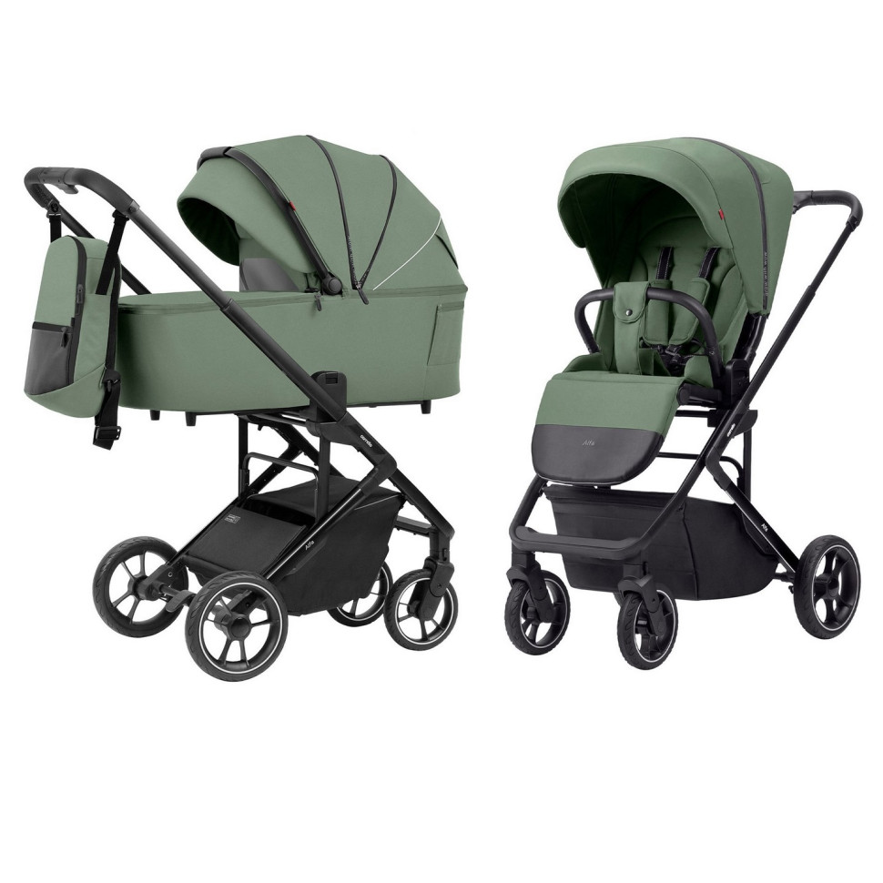 Коляска универсальная 2 в 1 Alfa Carrello CRL-6507 Sea Green 2024