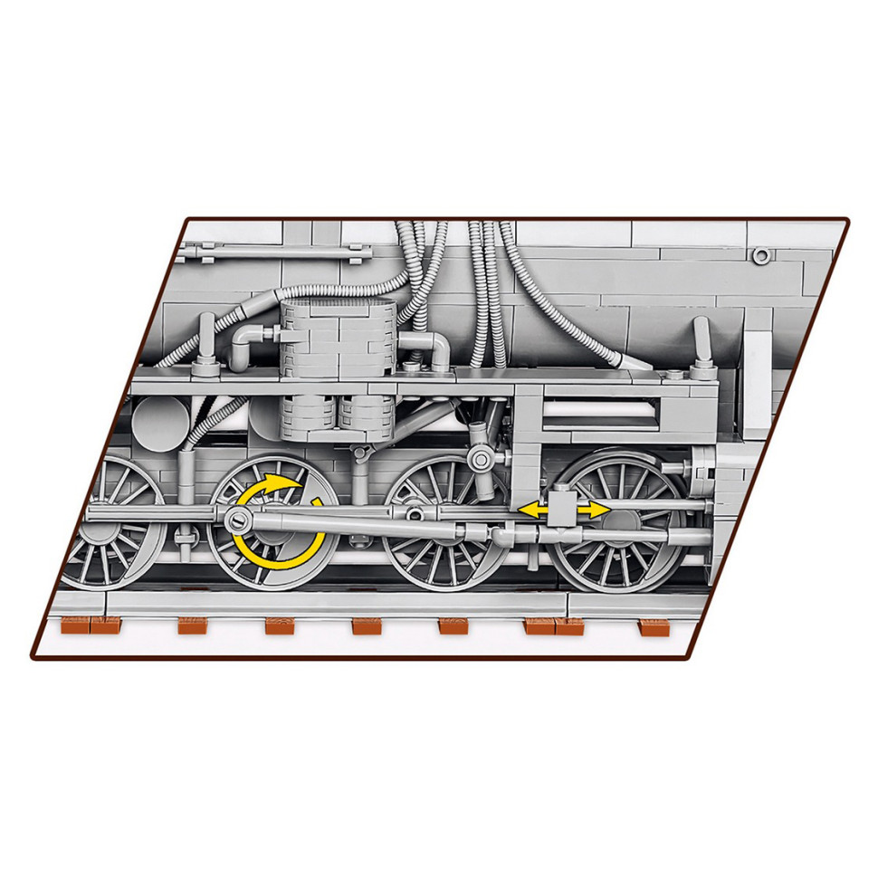 Конструктор Локомотив Kriegslokomotive Class 52 COBI COBI-6281, 2476 деталей 1:35