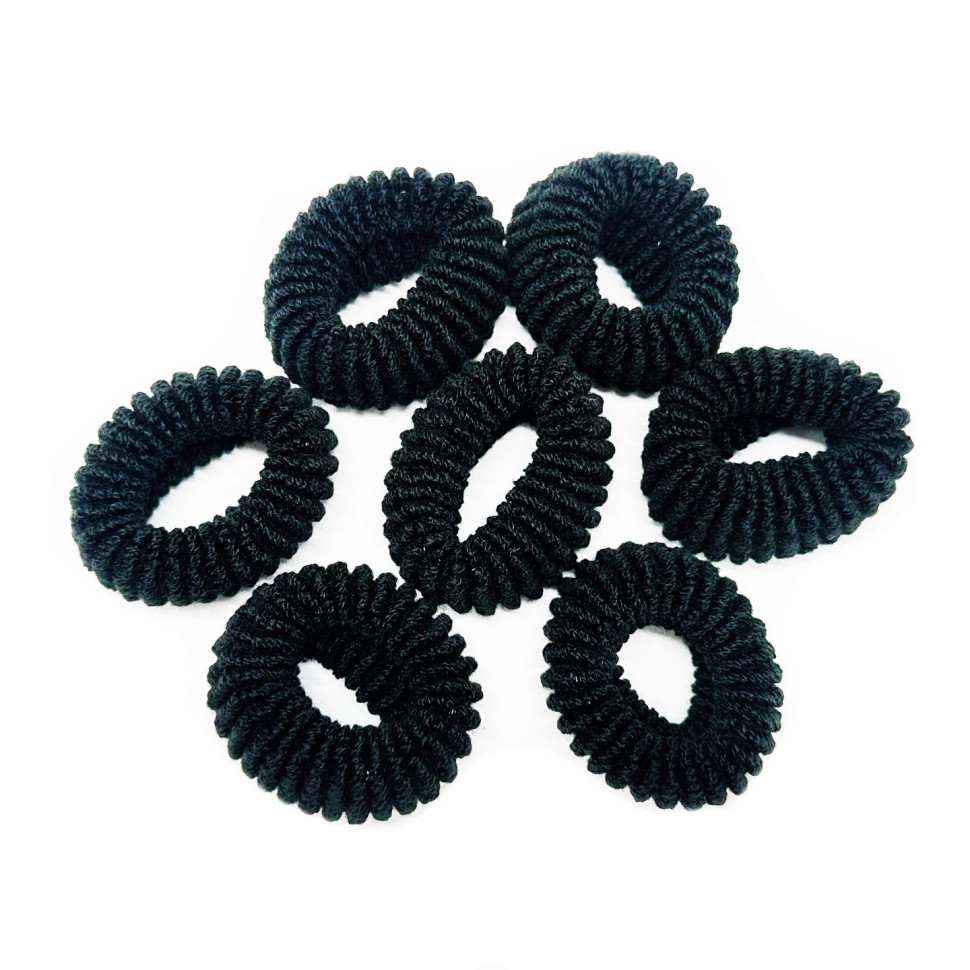 Набір резинок для волосся La-beauty 0307-1134 чорний, 50 штук в упаковці