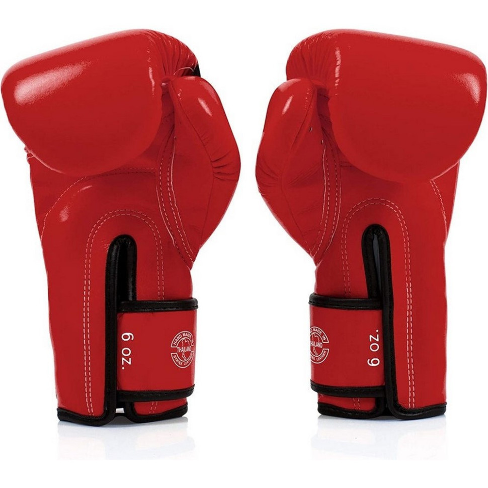 Боксерські рукавиці BGV14 Fairtex BGV14_14oz_Red 14 унцій (бинти в комплекті)