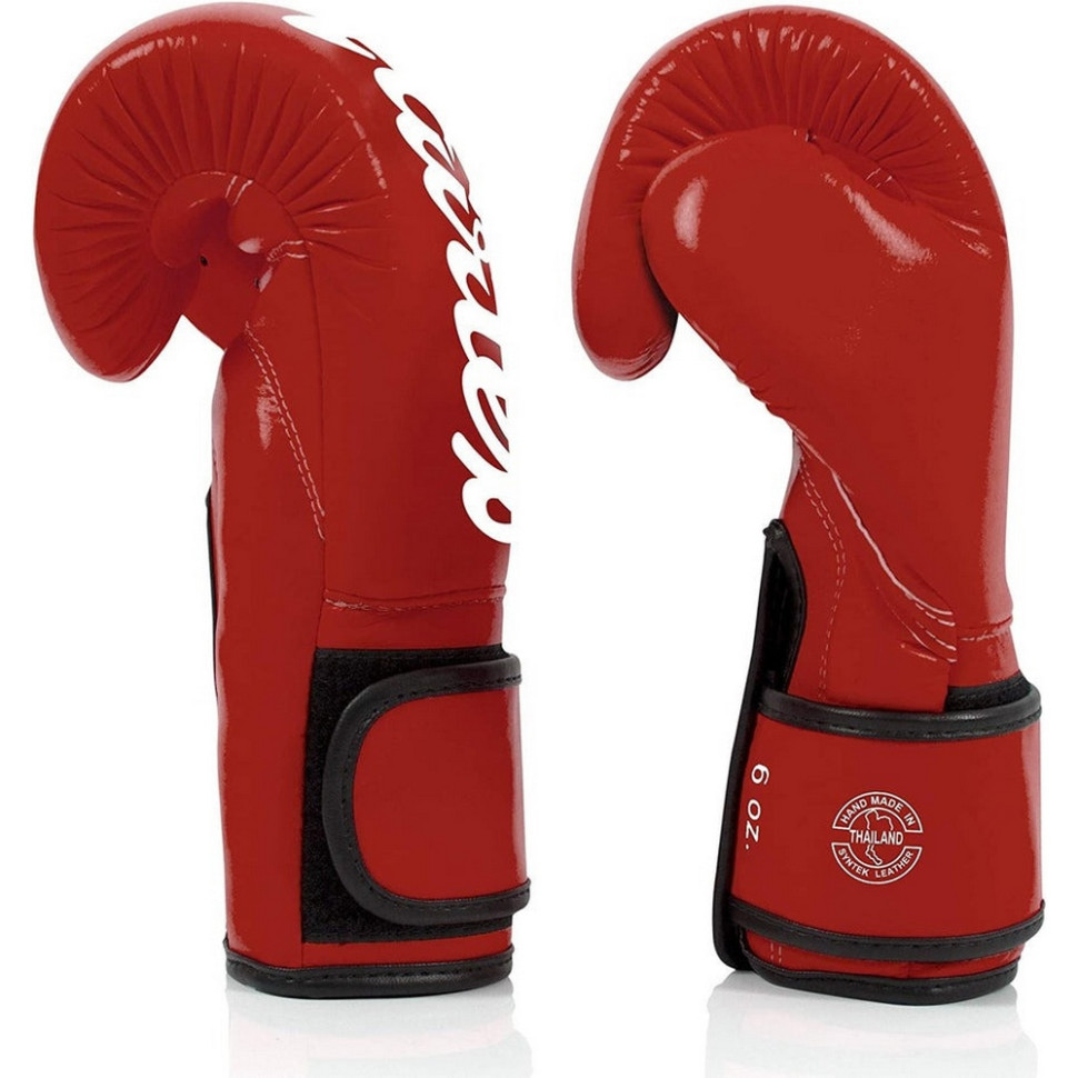 Боксерські рукавиці BGV14 Fairtex BGV14_14oz_Red 14 унцій (бинти в комплекті)
