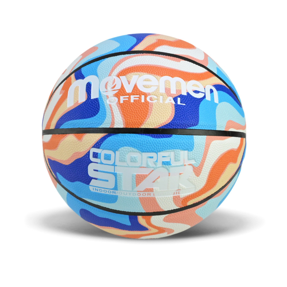 М'яч баскетбольний Bambi BB20588(Orange-Blue) розмір №7, PU 600 грам