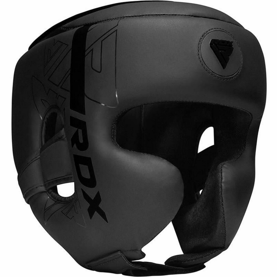 Боксерський шолом F6 KARA Matte RDX Inc Limited HGR-F6MB-XL, Black, XL (капа у комплекті)