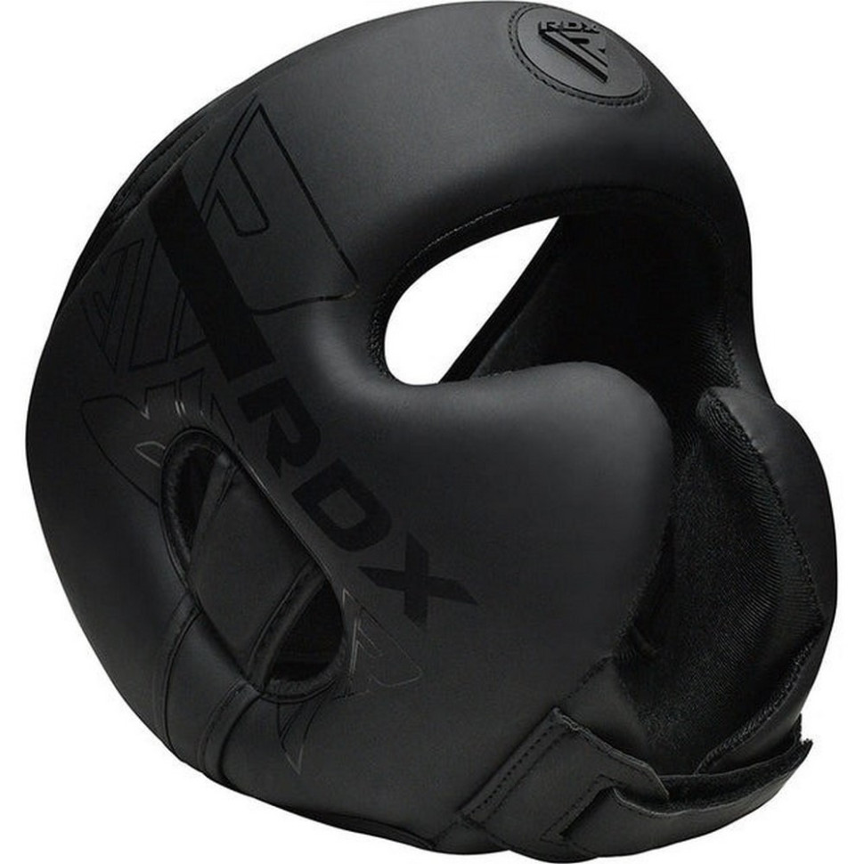 Боксерський шолом F6 KARA Matte RDX Inc Limited HGR-F6MB-XL, Black, XL (капа у комплекті)