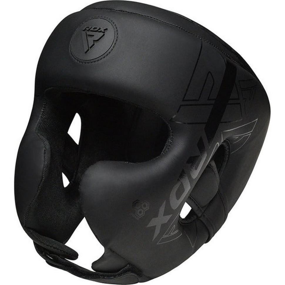 Боксерський шолом F6 KARA Matte RDX Inc Limited HGR-F6MB-XL, Black, XL (капа у комплекті)