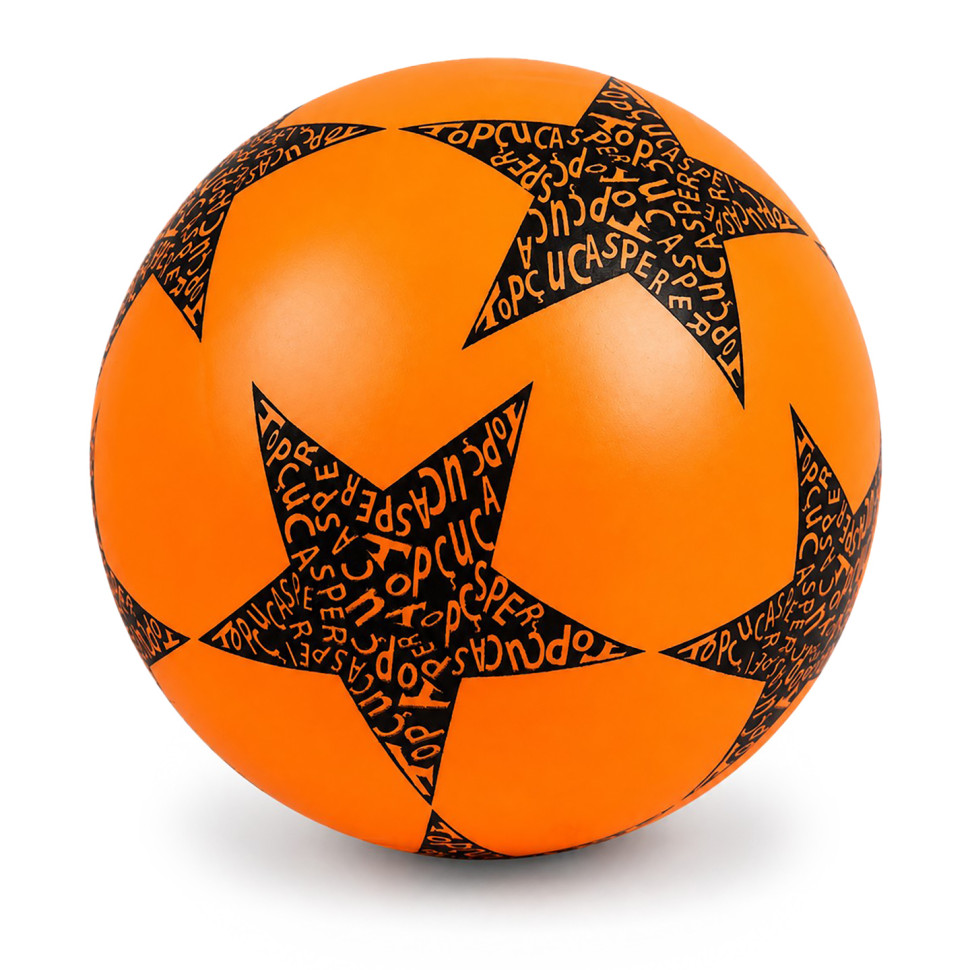 Дитячий гумовий м'яч Зірка Bambi RB20302(Orange) 60 грам, діаметр 18 см