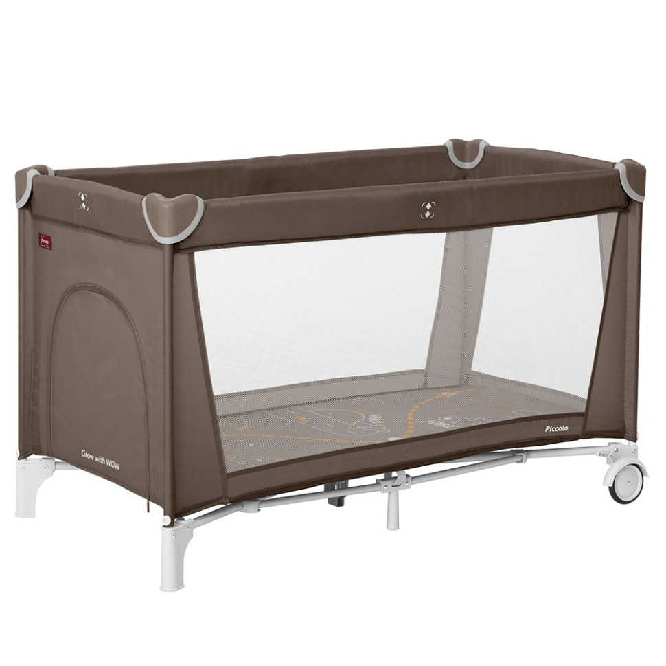Детская кровать-манеж Piccolo Carrello CRL-18101 Chocolate Brown