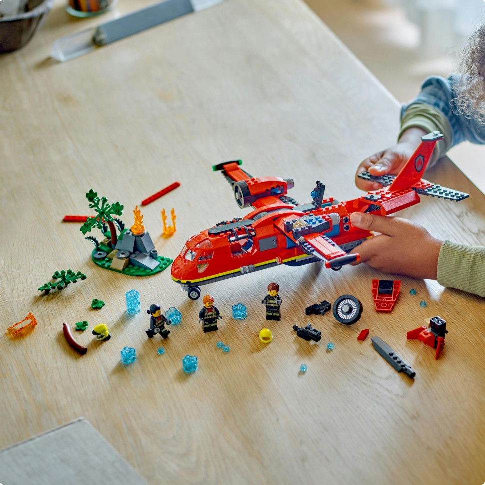 Конструктор Пожежний рятувальний літак LEGO 60413, 478 деталей