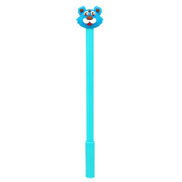 Ручка детская с игрушкой "Тигр" Bambi C0117-V(Blue) гелевая, синяя Ручка детская с игрушкой "Тигр" Bambi C0117-V(Blue) гелевая, синяя