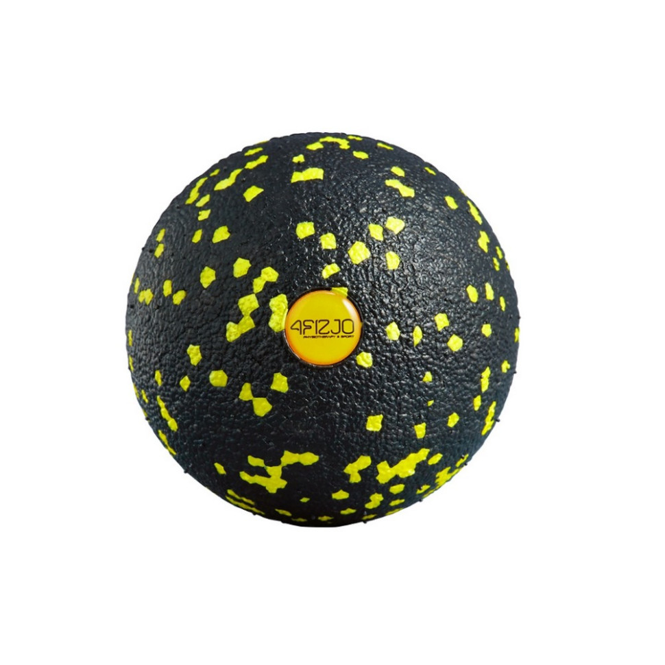Массажный мяч 4FIZJO 4FJ0056 Black/Yellow
