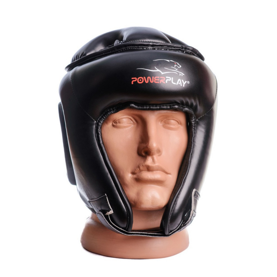 Боксерский шлем турнирный PowerPlay PP_3045_M_Black, M