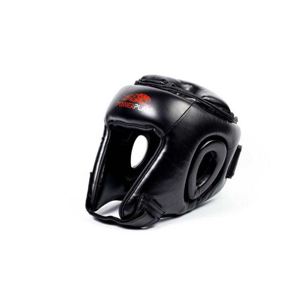 Боксерский шлем турнирный PowerPlay PP_3045_M_Black, M