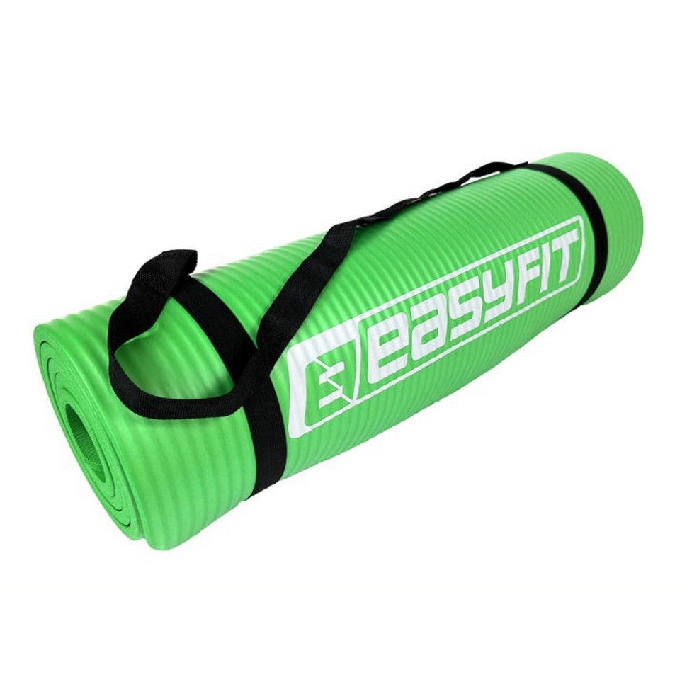 Килимок для фітнесу та йоги EasyFit EF-1919-G, NBR 10 мм, Зелений