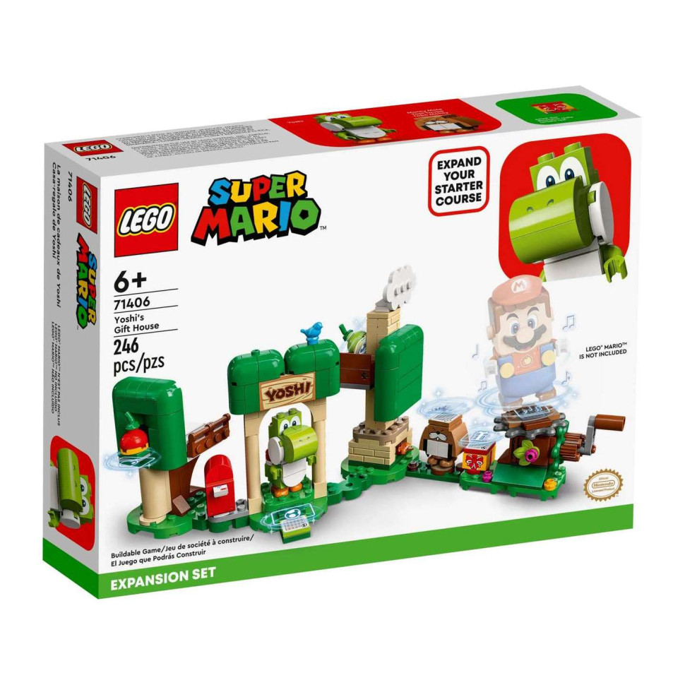 Конструктор LEGO Super Mario™ Додатковий набір «Будинок подарунків Йоші» 71406