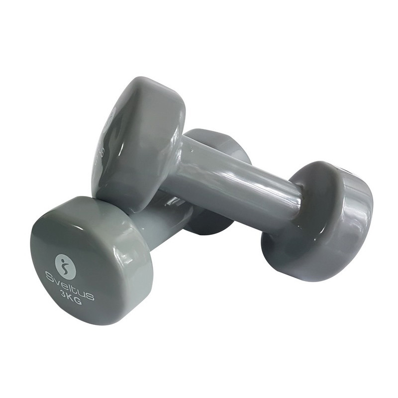 Гантели для фитнеса виниловые Sveltus SLTS-1183, 2 шт 3 кг