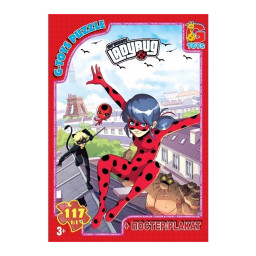Пазл дитячий "Леді Баг" G-Toys LB1003, 117 елементів