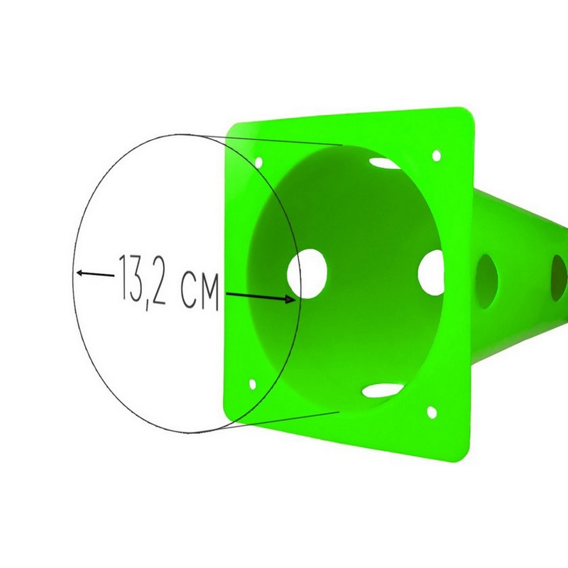 Конус-фишка спортивная EasyFit EF-1679-GN 31 см, зеленая