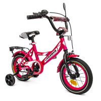 Велосипед детский "Sky" LIKE2BIKE 211205 колёса 12", розовый, рама сталь, со звонком