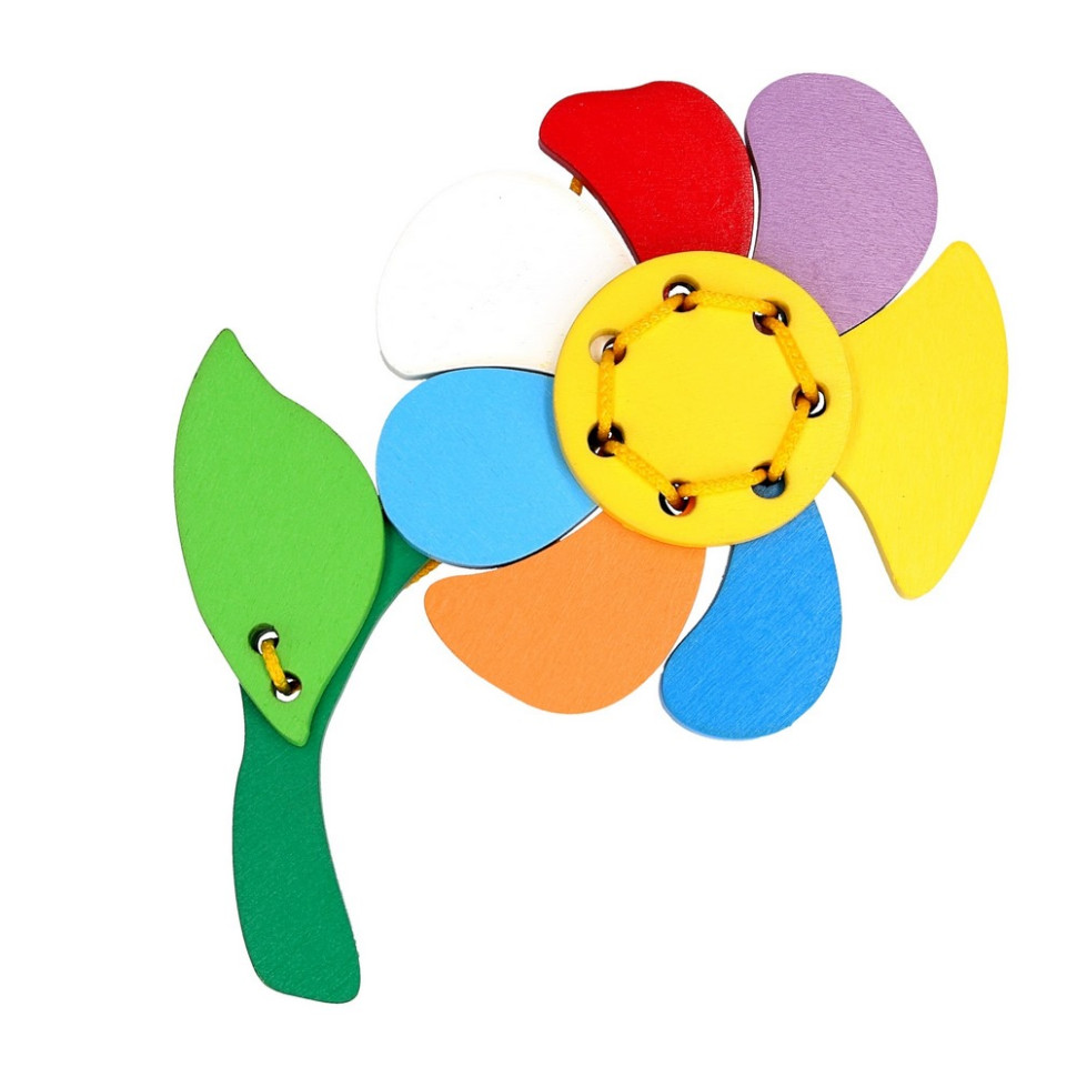 Дитяча дерев'яна шнурівка 