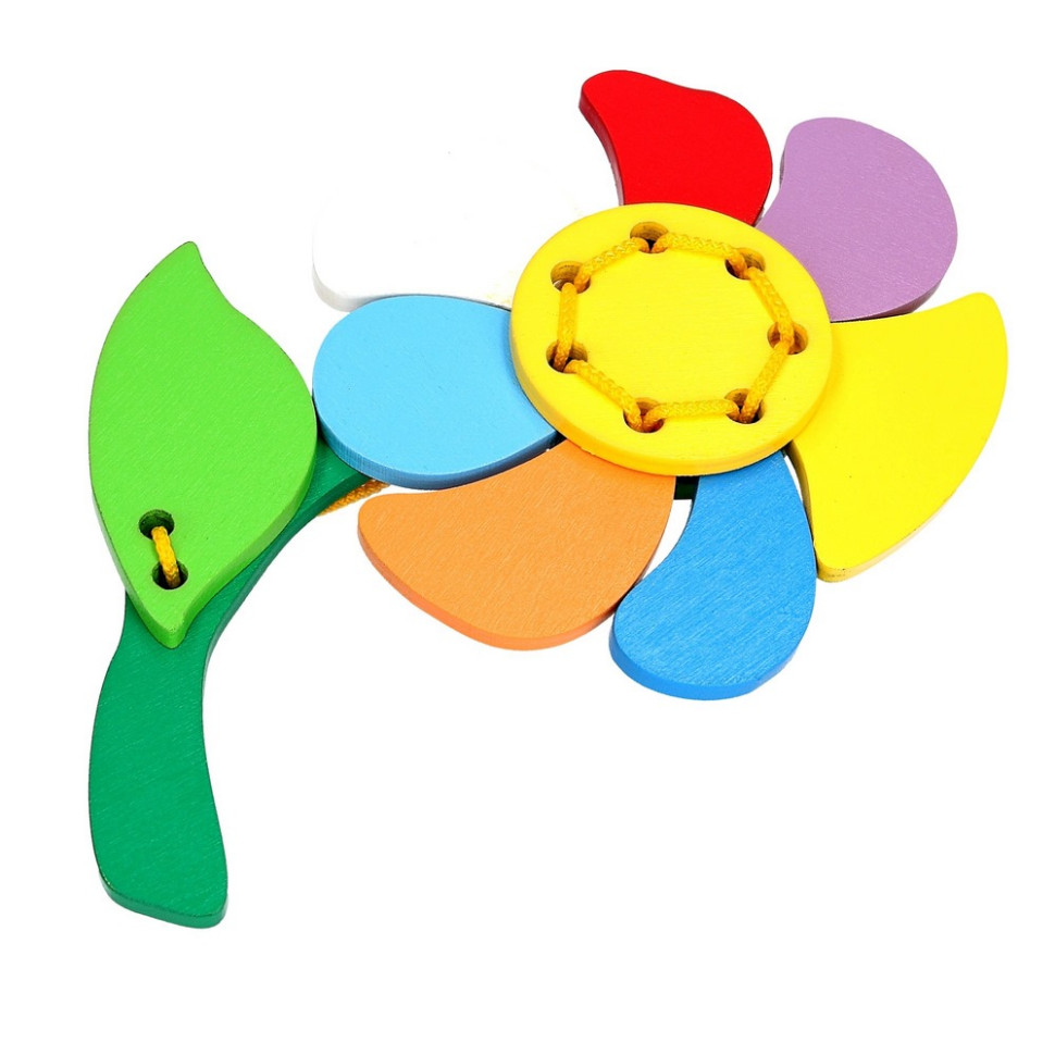 Дитяча дерев'яна шнурівка 