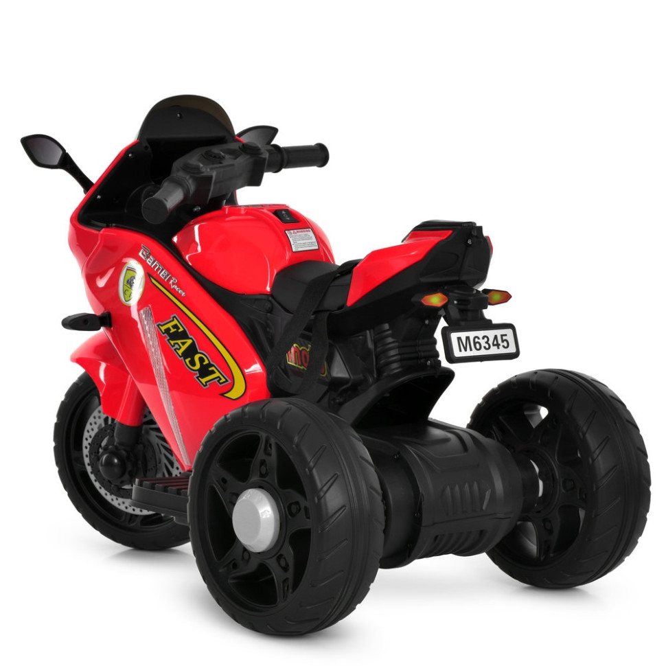 Дитячий електромобіль Мотоцикл Bambi Racer M 6345ELR-3 до 50 кг